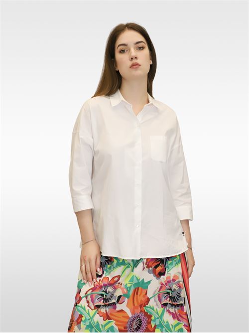 Shirt in organic cotton poplin MAXMARA WEEKEND | 2351111531600004